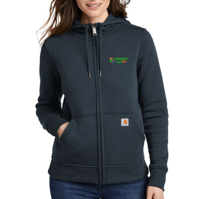 Embroidered Campers Inn - Women's Clarksburg Full Zip Hoodie Thumbnail