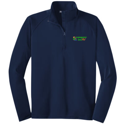 Embroidered Campers Inn - Tall Sport Wick ® Stretch 1/4 Zip Pullover Thumbnail