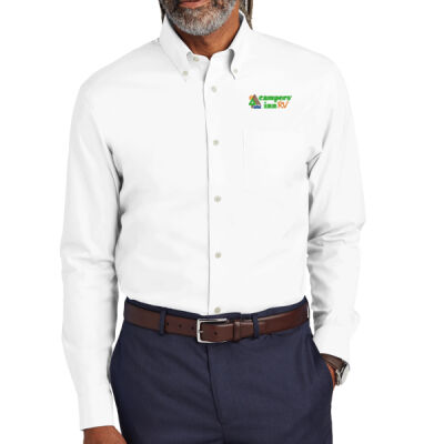 Embroidered Campers Inn - Wrinkle Free Stretch Pinpoint Shirt Thumbnail